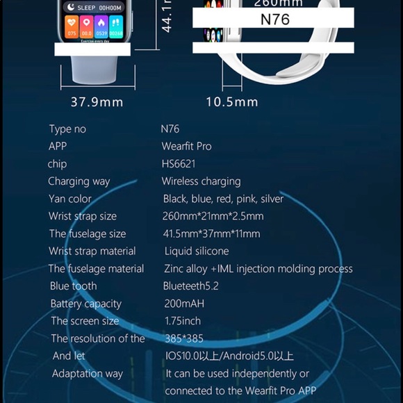 New Trendy Apple Watch Series  7 Smart Watch- SuperCopy - Picture 8 of 13